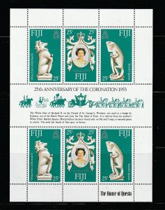 Fiji 384 Set MNH Queen Elizabeth Coronation Anniversary