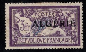 ALGERIA Scott 31 MH* stamp paper adhesion on back