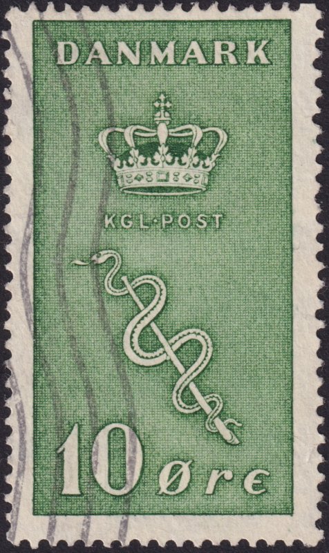 Denmark 1929 #B3-B5 fvf-u & vf-u 'Aesculapius' Issue