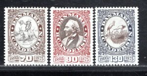 DENMARK SC# 573-75  FVF/MOG