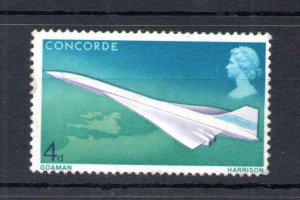 4d CONCORDE UNMOUNTED MINT WITH YELLOW-ORANGE AND PHOSPHOR OMITTED Cat £575