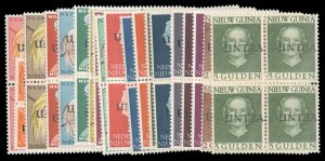 Netherlands Colonies, West New Guinea (U.N.T.E.A.) #1-19 Cat$183.20, 1962 1c-...