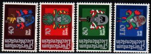 Liechtenstein # 681 - 684 MNH