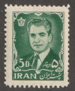 Persia Stamp, Scott# 1209, mint never hinged, 5d, green color, #L-175