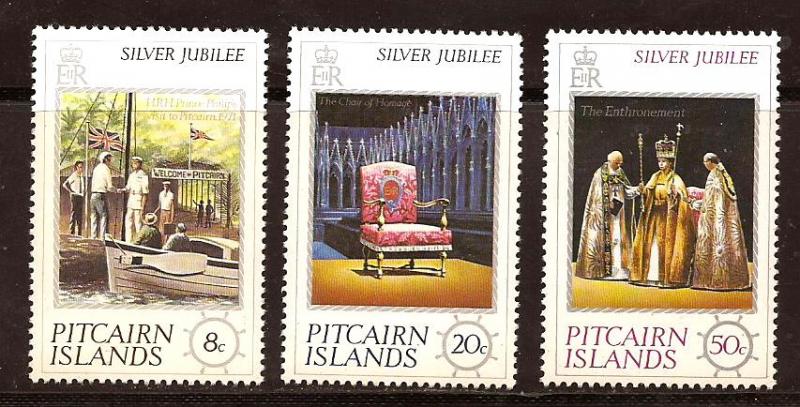 Pitcairn Islands  #  160 - 62  Mint  N H