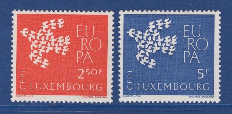 Luxembourg   #382-383   MNH 1961  Europa