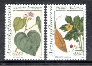 UN Vienna 101-102 MNH VF Medicinal Plants Complete set