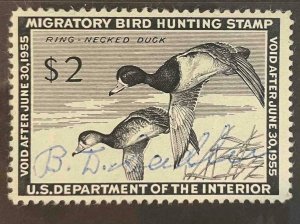 US Stamps #RW21 Used Federal Ducks #RW21A165