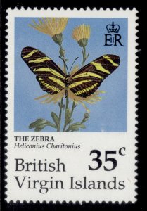 BRITISH VIRGIN ISLANDS QEII SG790, 1991 35c butterflies, NH MINT.