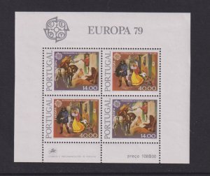 Portugal    #1423-1424a  MNH    1979  sheet  Europa