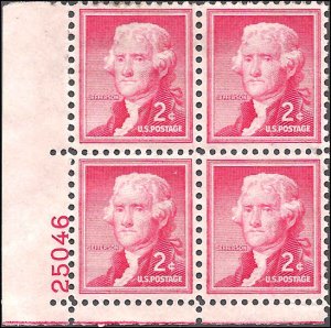 1033 Mint,OG,NH... Plate Block of 4... SCV $1.00