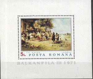 1971 Romania Dancing the Hora  SC# 2248 Mimt