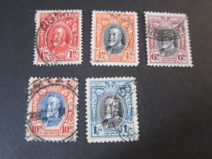 Southern Rhodesia 1931 Sc 17,21-2,5-6 FU