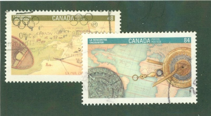 CANADA 1406-7 USED BIN$ 1.60