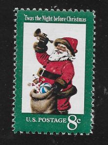 SC# 1472 - (8c) - Santa with horn & toys, MNH single
