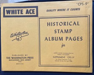 New White Ace Pages U.S. Commemorative Postal Stationary 1980 CPS-9 