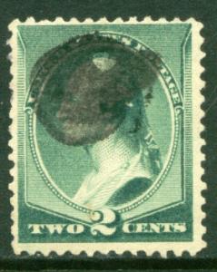 US 213, 2c Washington, used. (166)