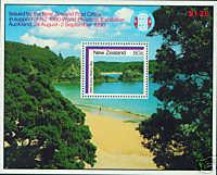 New Zealand Scott 996a MNH* 1990 souvenir sheet