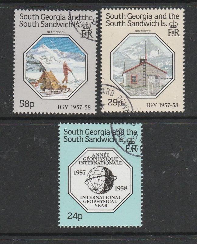 South Georgia 1987 Geophysical year VFU/CTO SG 176/8