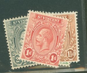 St. Vincent #118-121 Unused