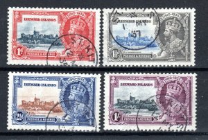 Leeward Islands 1935 Silver Jubilee set SG 88-91 FU CDS