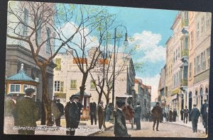 1918 Gibraltar Picture Postcard Cover To San Diego CA Usa Waterport Street