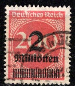 Germany Reich Scott # 269, used, plate printing, exp.h/s, Mi# 309APa