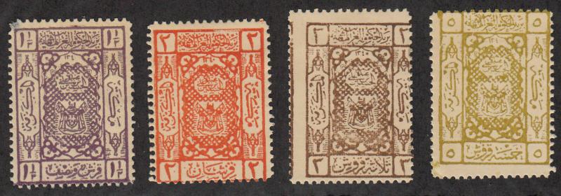 Saudi Arabia - 1922 - SC L36-39 - LH - L36 sm corner thin