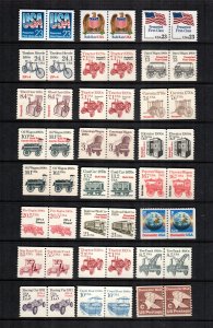 United states 24 coil pairs MNH