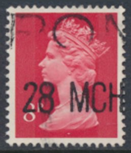 GB  Machin 8p SG X878   2 bands  Used SC# MH64  see scans & details