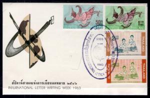 Thailand 414-417 U/A FDC