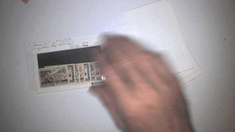 CONGO COLLECTION ON APPROVAL CARDS, MINT/USED