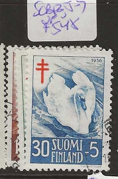 FINLAND  SC B135-137      RED CROSS       VFU     P1018H