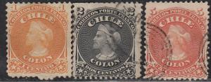 Chile #15-19 Used