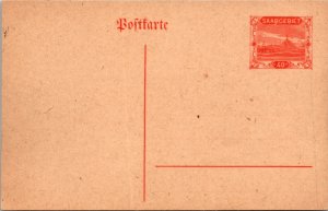 Saar, Government Postal Card