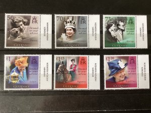 Guernsey - Postfris/MNH - Complete set Queen Elizabeth 2021