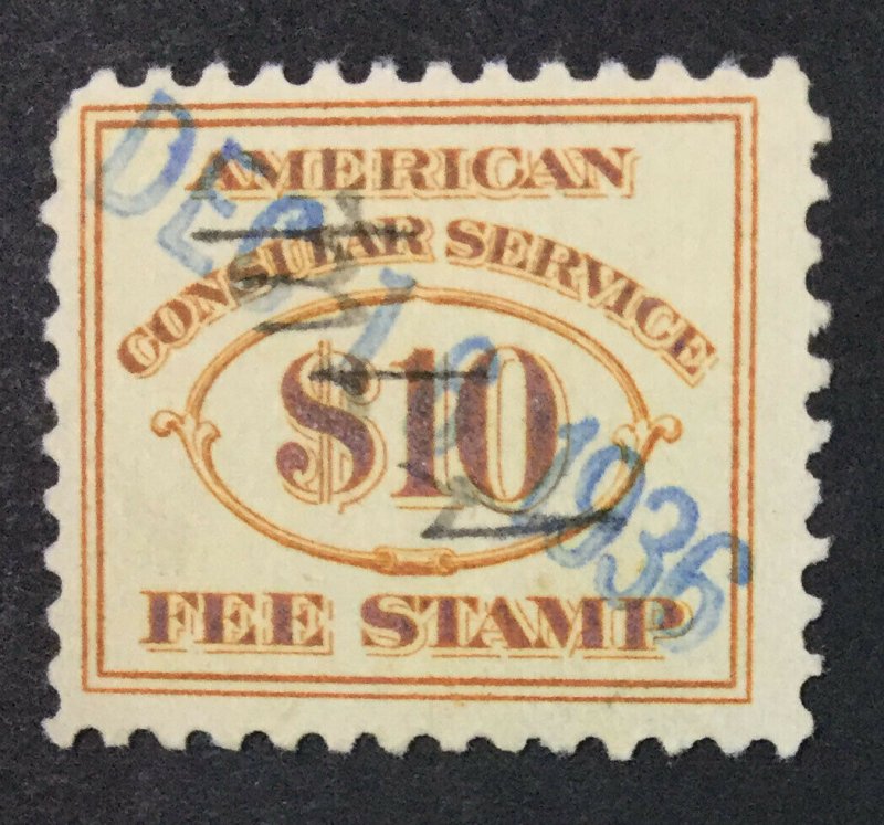 MOMEN: US STAMPS #RK21 REVENUE USED $65 LOT #45934