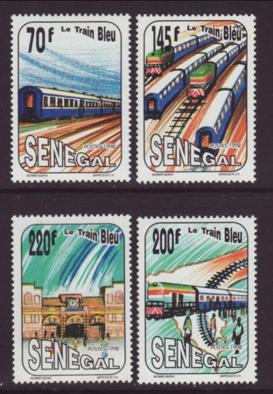 Senegal 1012-1015 Trains MNH VF