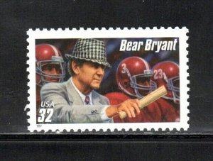 3143  * BEAR BRYANT*   U.S. Postage Stamp MNH