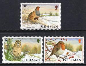 Isle of Man 377-379 Birds MNH VF