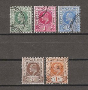 CAYMAN ISLANDS 1905 SG 8/12 USED