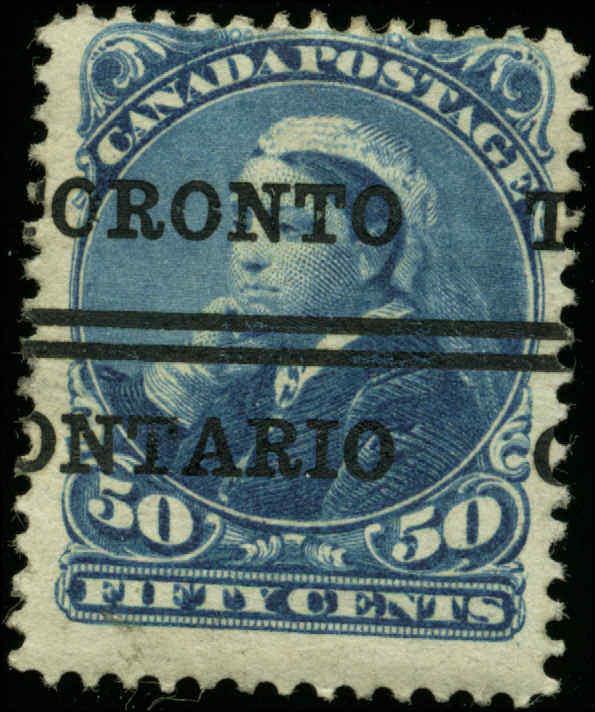 Canada Scott #47 Precancel Toronto Used