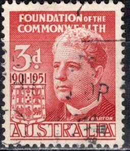 Australia 1951; Sc. # 240; Used Single Stamp