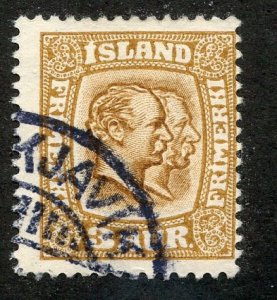 Iceland, Scott #100, Used