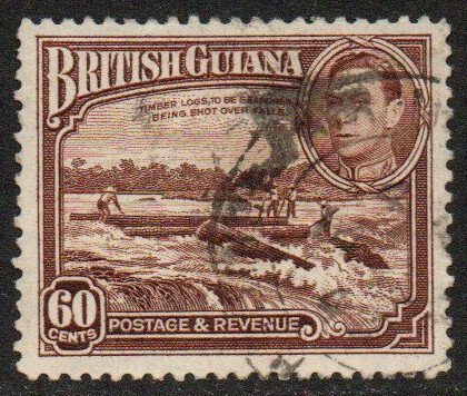 British Guiana Sc #237 Used