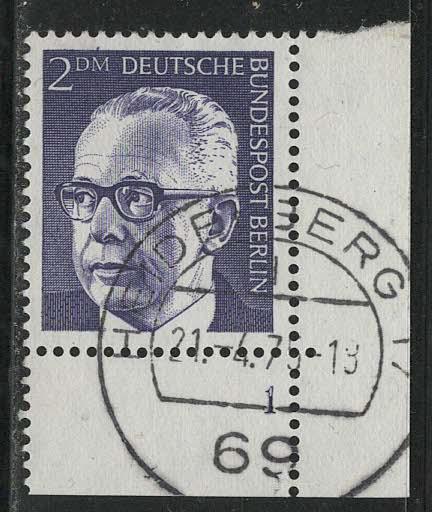 Germany Berlin Scott # 9N301, used