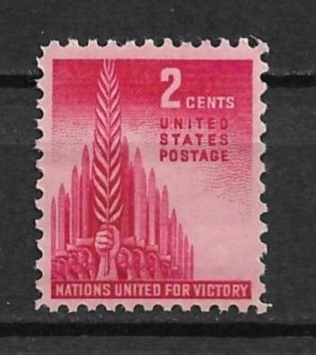 1942  USA 907 Nations United for Victory MNH