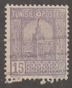 Tunisia,  Scott#79,  used, hinged, 15, #79