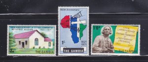 Gambia 250-252 Set MNH Methodist Mission