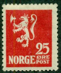 NORWAY #102, Mint Hinged, Scott $25.00